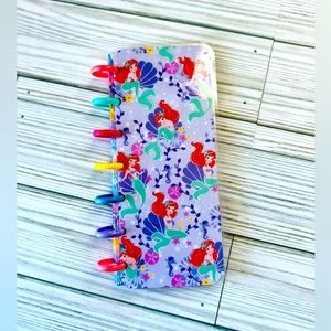 Happy planner skinny mini size weekly layout Disney Princess Ariel mermaid